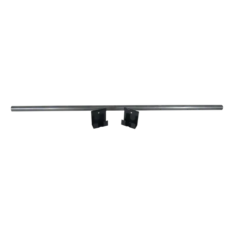 Tringle galvanisee L. 100 cm avec 2 accroches