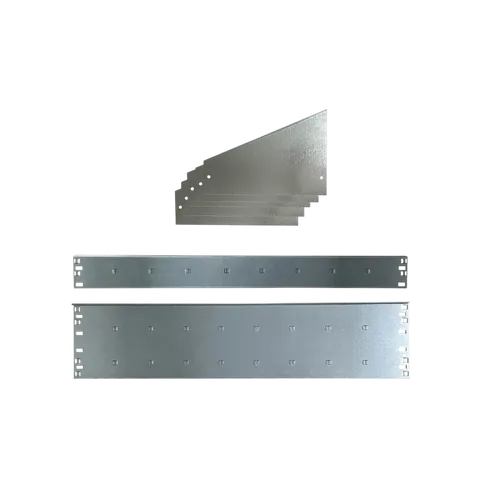 Kit 2 facades galvanisees et 5 separateurs trapezoidaux